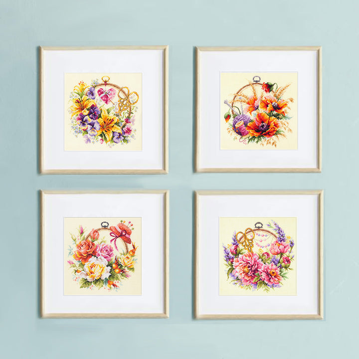 Poppies for Needlewoman 100-123 Counted Cross-Stitch Kit