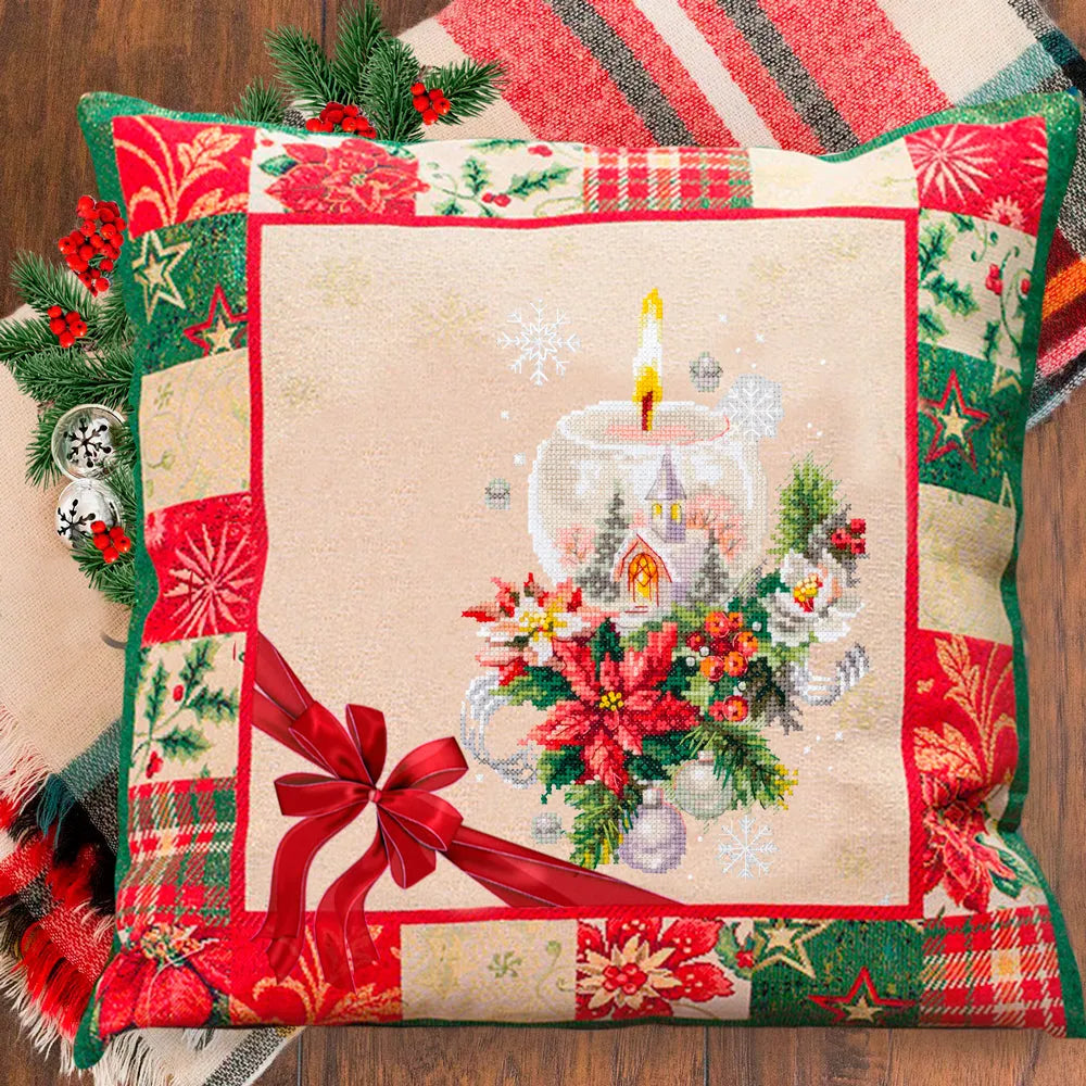 Christmas Candle 100-231 Counted Cross-Stitch Kit