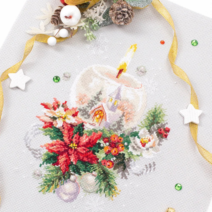 Christmas Candle 100-231 Counted Cross-Stitch Kit