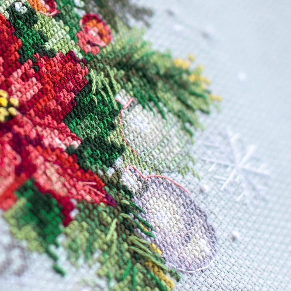 Christmas Candle 100-231 Counted Cross-Stitch Kit