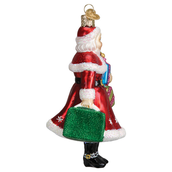 Mrs. Claus Goes Shopping Ornament