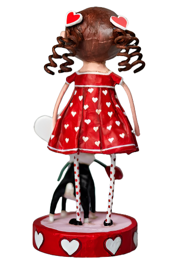 Mila Loves Milo Valentine's Day Figurine by Lori Mitchell