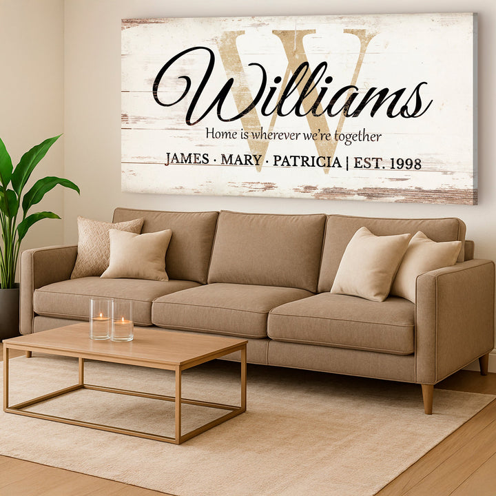 Personalized Family Sign XI