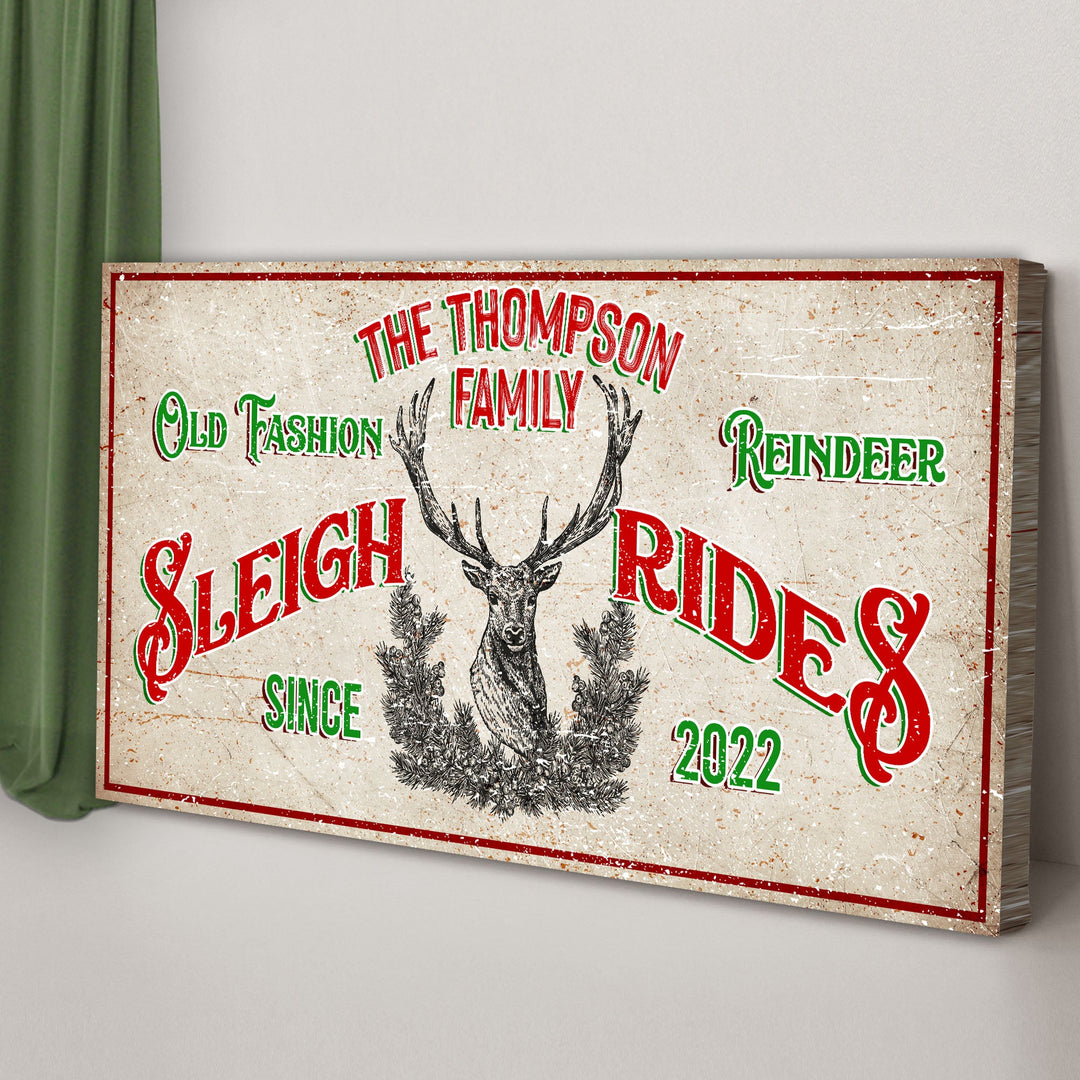 Christmas Reindeer Sign