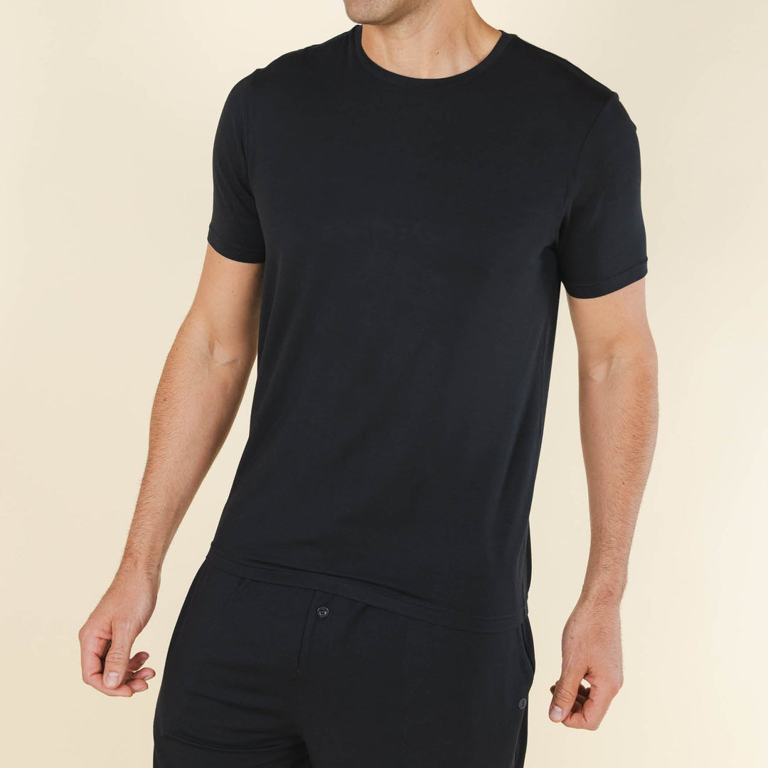 The Threat Level Midnight | Black SleepDeep™ Men’s Pajama Shirt
