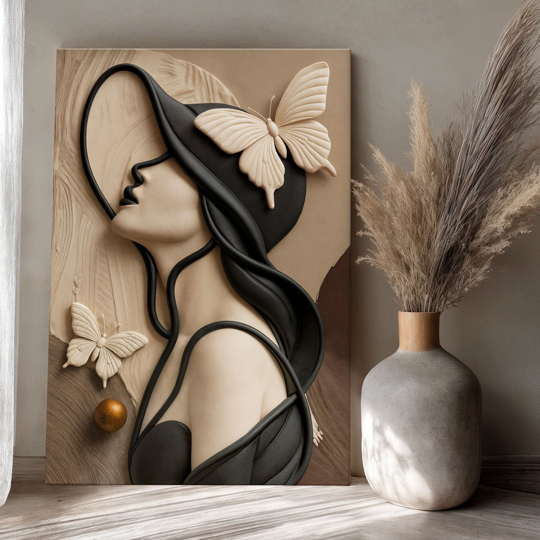 Woman's Delicate Lines Wall Art