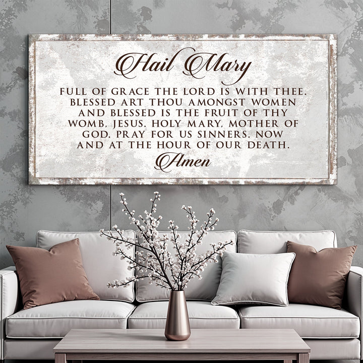 The Hail Mary Faith Sign II