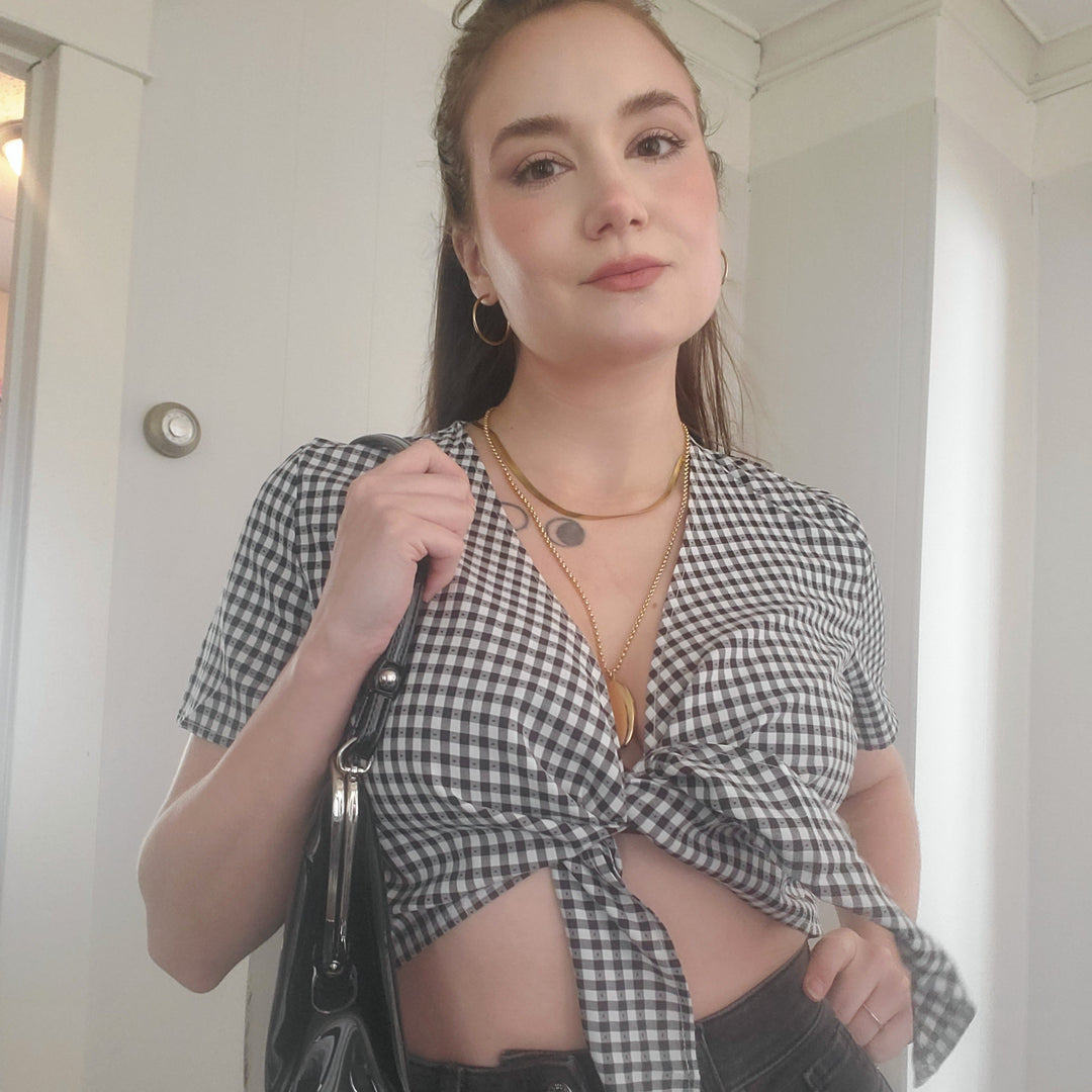 Ava Tie-Top Blouse