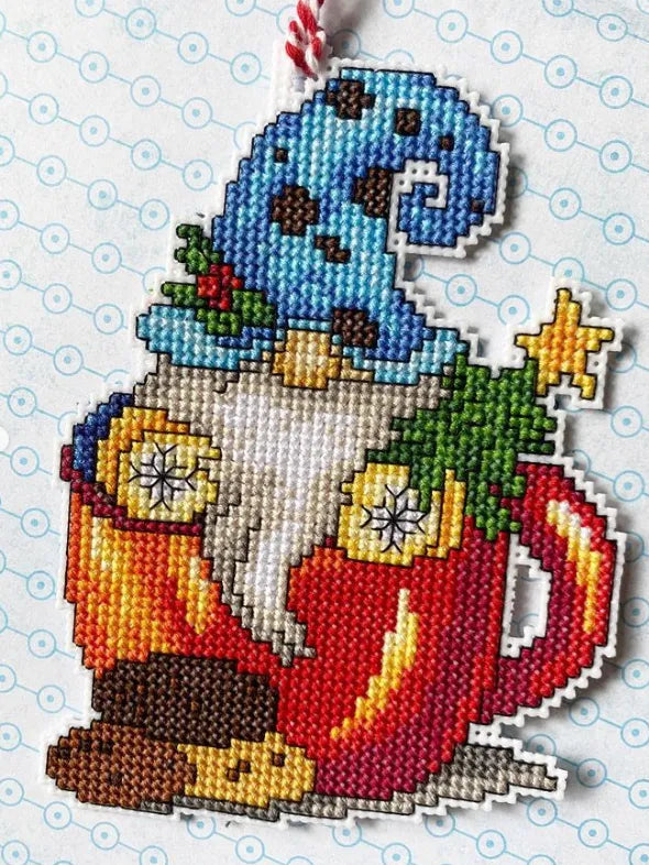 Christmas Gnomes 138CS Counted Cross-Stitch Kit