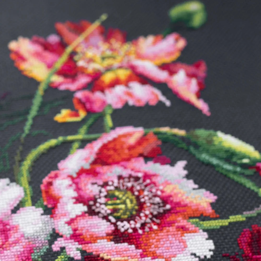 The Mystery of Poppies 210-192 Counted Cross-Stitch Kit