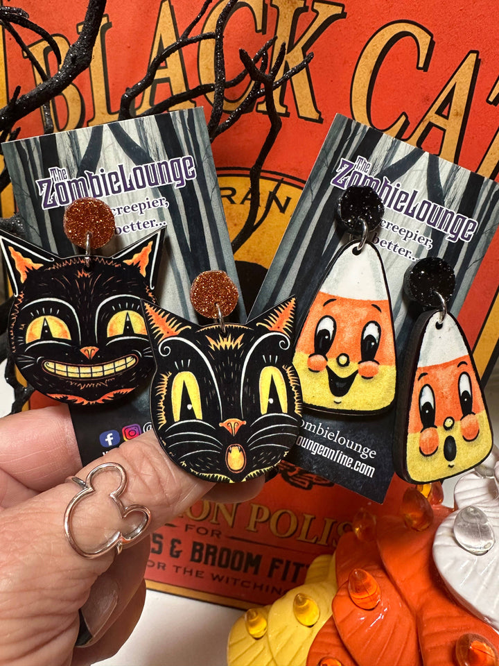 Johanna Parker Candy Corn Halloween Earrings