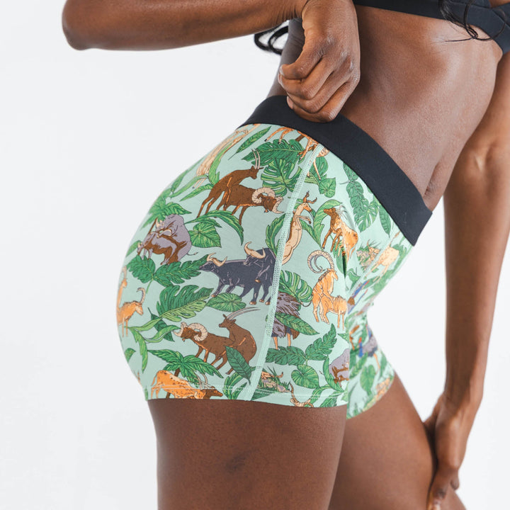 The Hornography | Tropical Animals Women’s Boxers