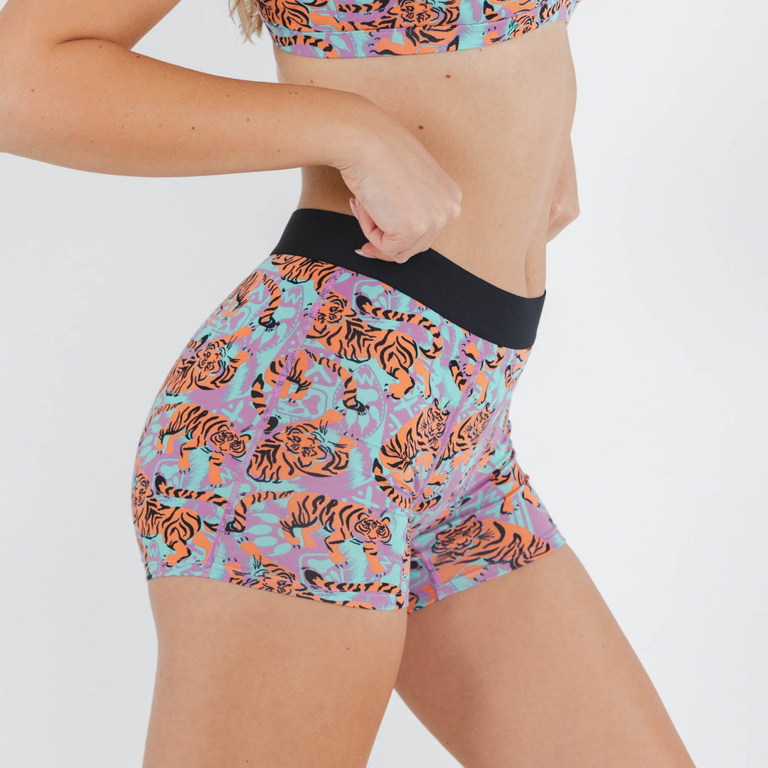 The Go Get 'Em | Abstract Tigers Women’s Boxers