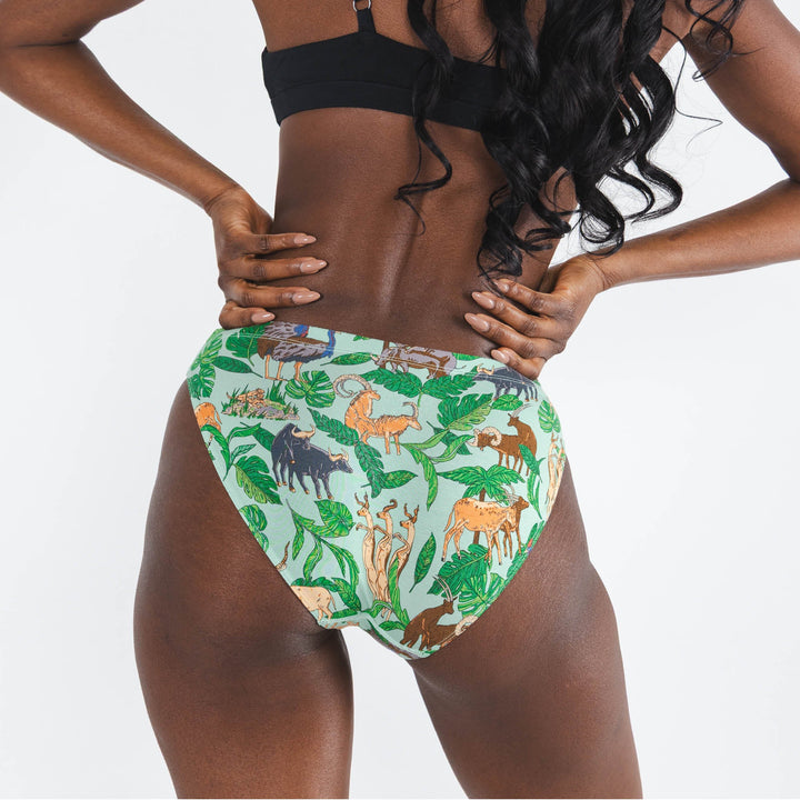 The Hornography | Tropical Animals Modal Bikini Underwear