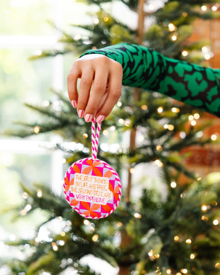 Needlepoint Ornament - Expensive