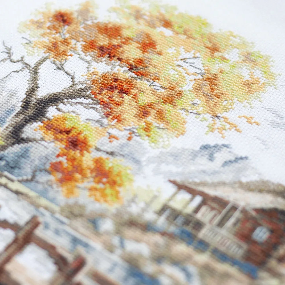 Autumn in the Mountains 250-069 Counted Cross-Stitch Kit
