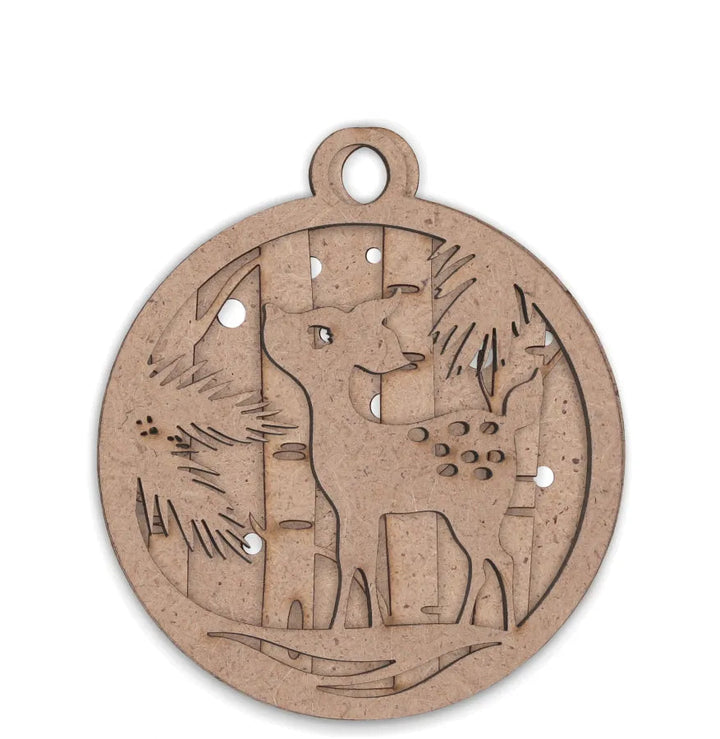 Rosa Talent Winter Story 4 - set of bases for decoration on fiberboard. 3.54*3.15 inches. 3pcs