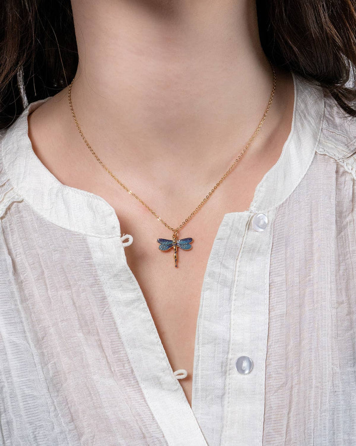 FABLE Dragonfly Pendant Necklace