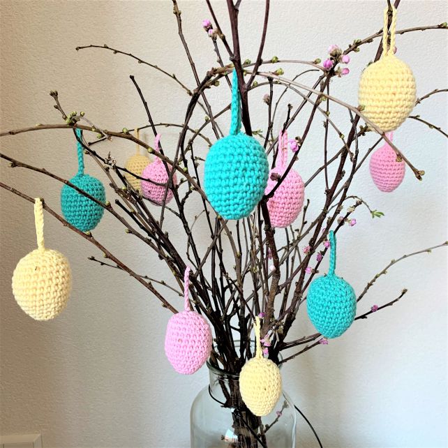 DIY Crochet Kit Happy Hoppy Easter Eggs PAK330