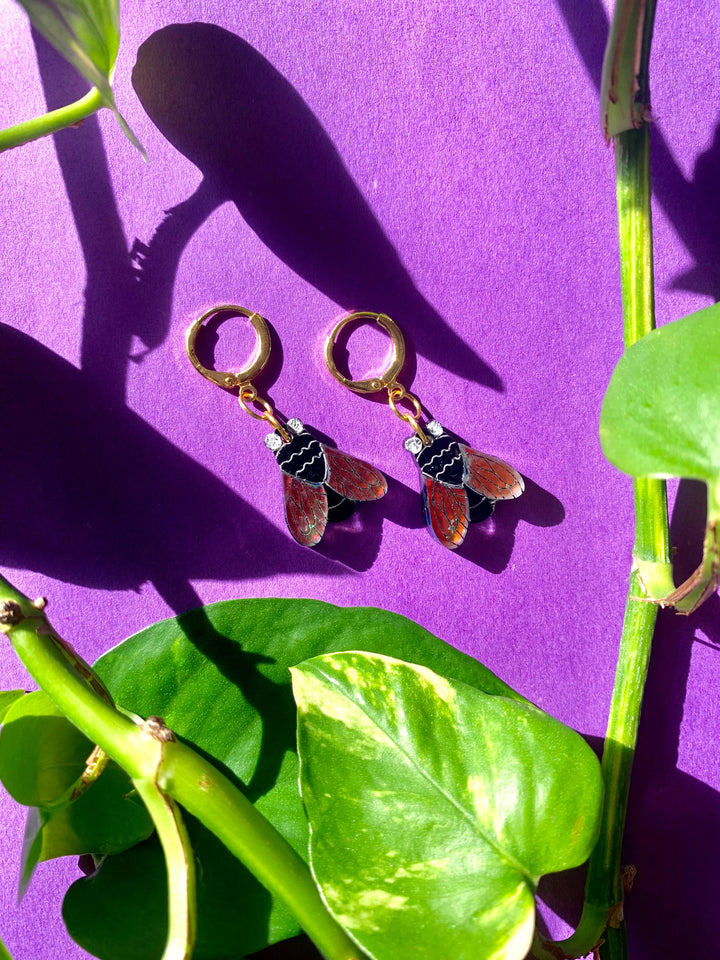 Just the Fly Acrylic Statement Earrings