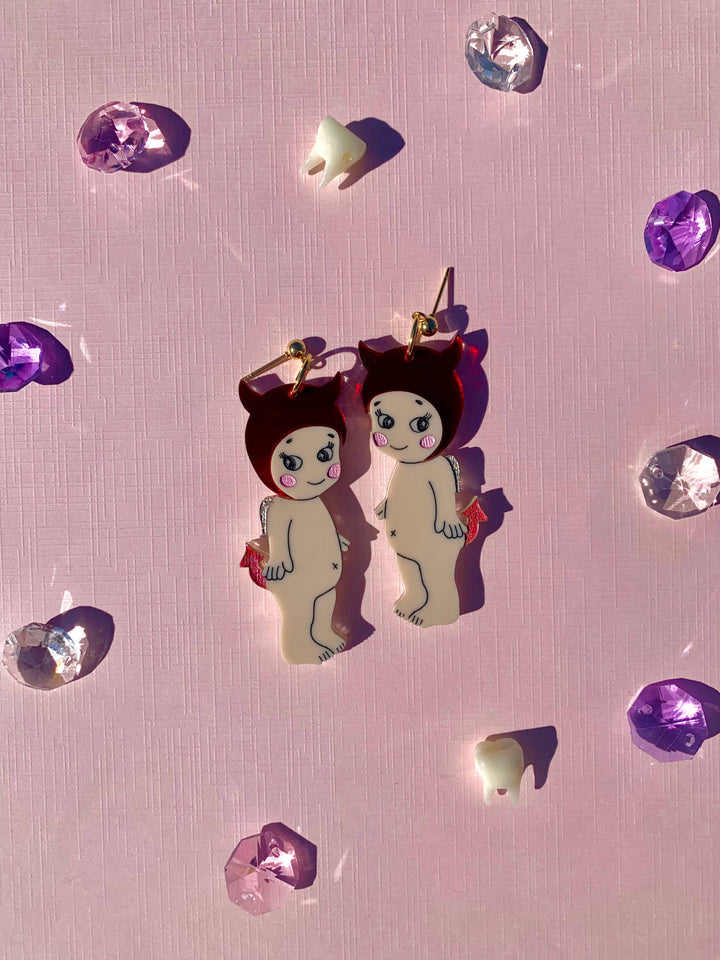 Not So Sonny Angel Acrylic Earrings
