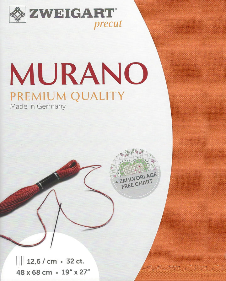 Precut Murano 32 count Pumpkin 3984/4010