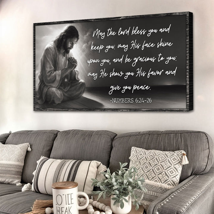 Numbers 6:24-26 - May The Lord Bless You Faith Sign II