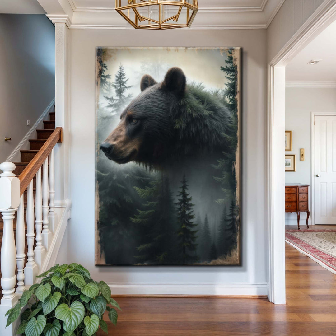 Black Bear Exposure Wall Art