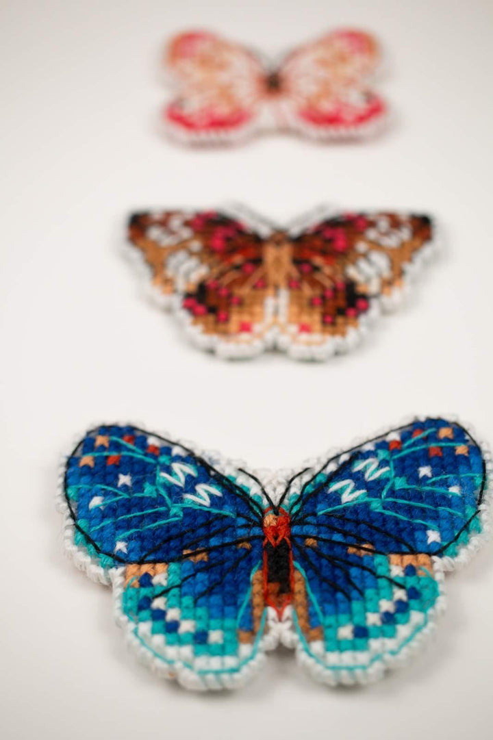 Soaring Butterflies R1997AC Counted Cross Stitch Kit