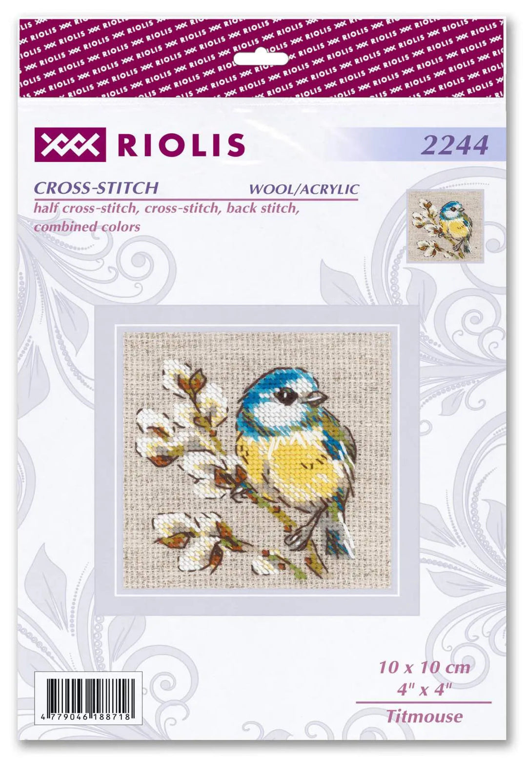 Titmouse  R2244 Counted Cross Stitch Kit