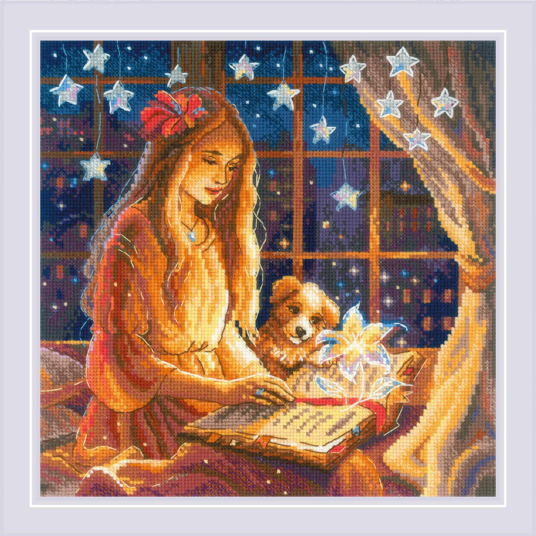 Magic Book R2262 Counted Cross Stitch Kit