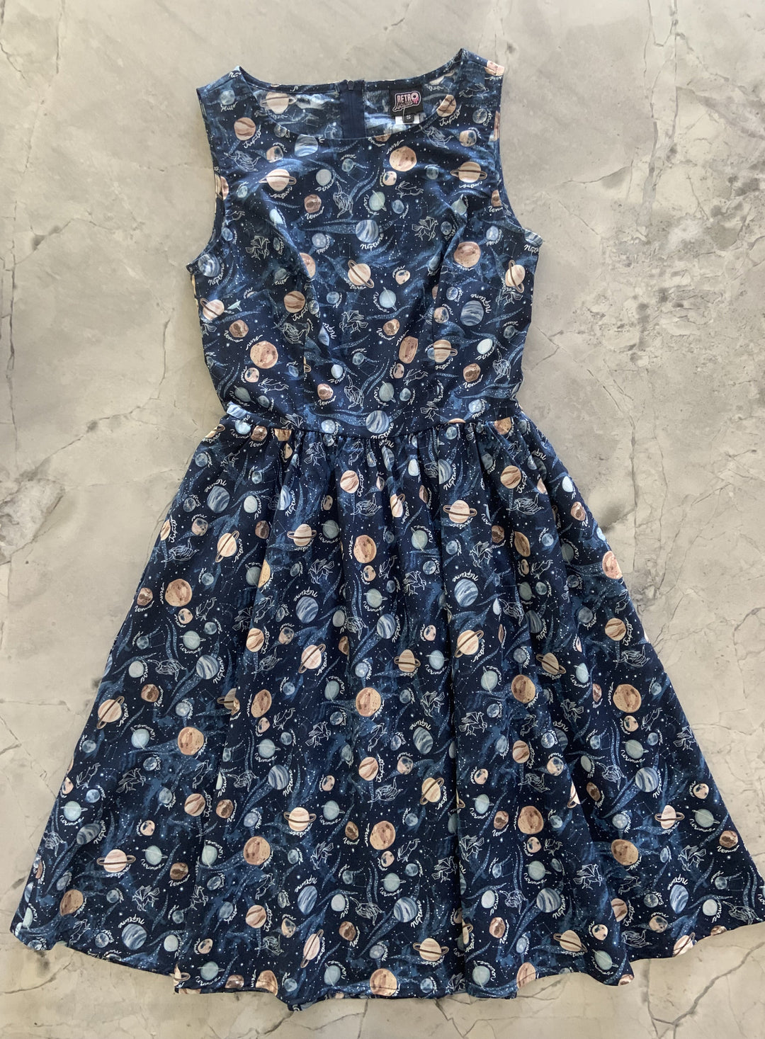 Planets Vintage Dress