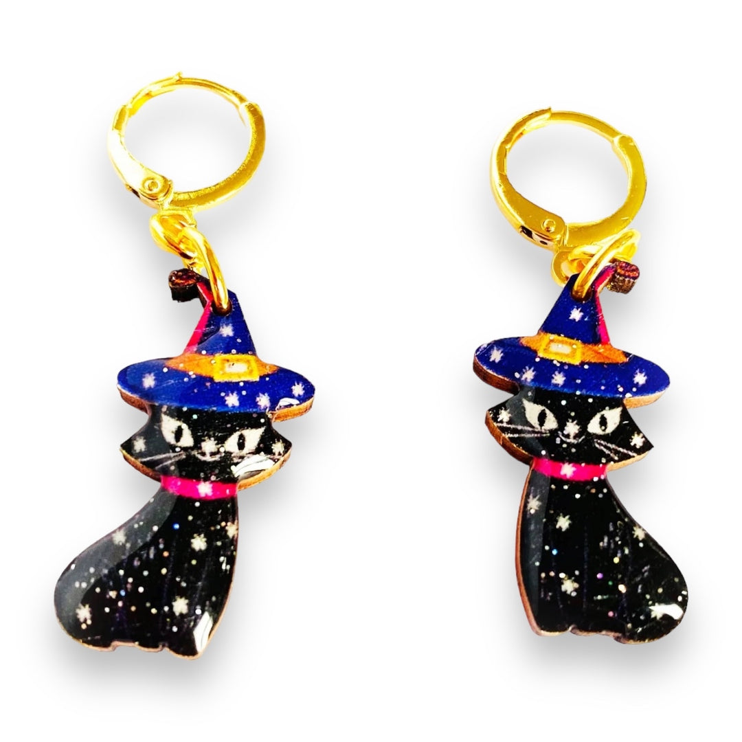 Meggie's Magic Cat Earrings by Rosie Rose Parker