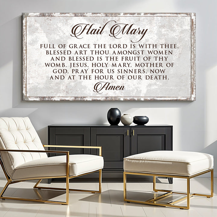 The Hail Mary Faith Sign II