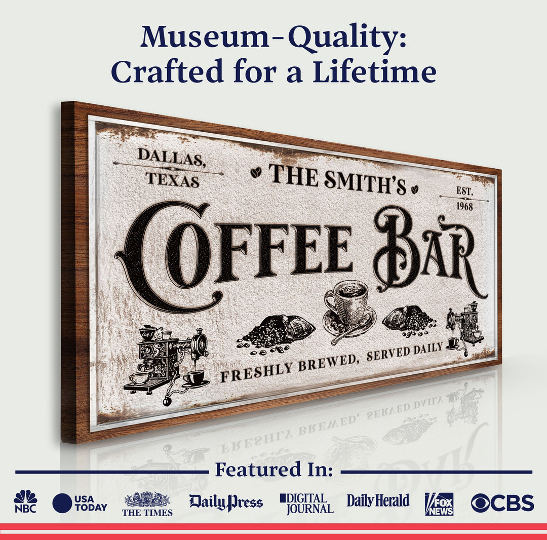 Coffee Bar Sign VIII