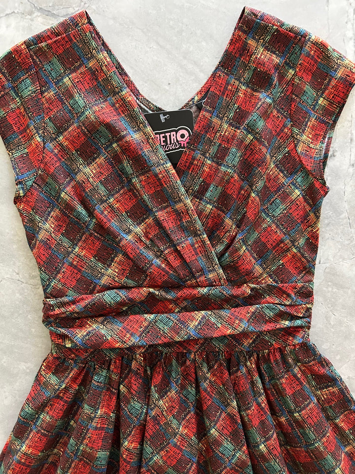 Red Plaid Greta Dress - Plus Sizes only