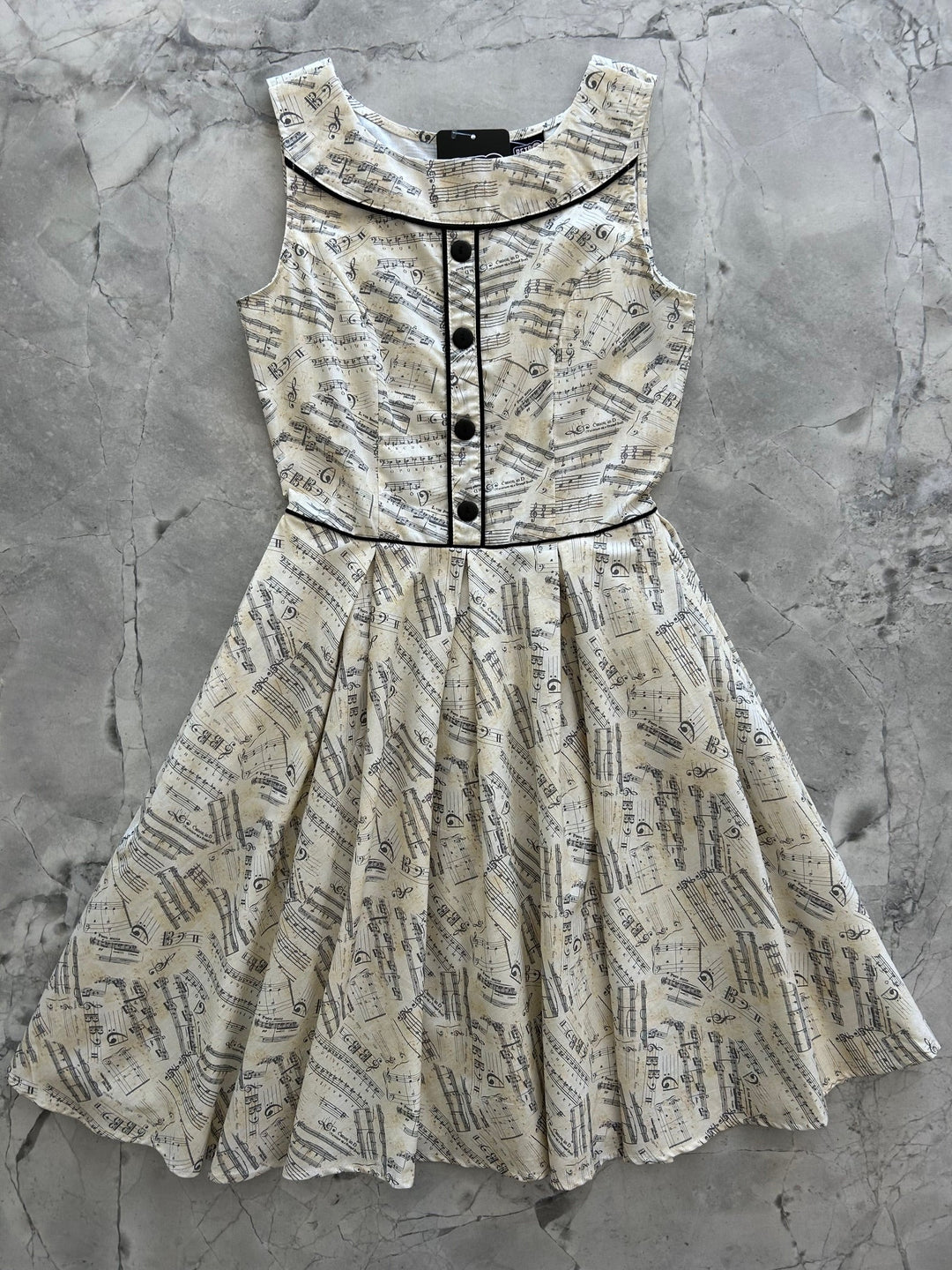 Elizabeth Dress in Music Notes- XL only, 1 left!