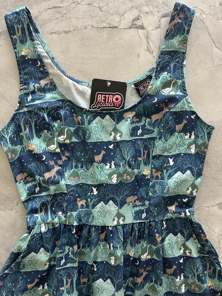 Wildlife Fit & Flare Dress