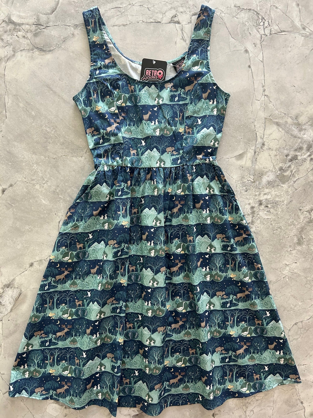 Wildlife Fit & Flare Dress