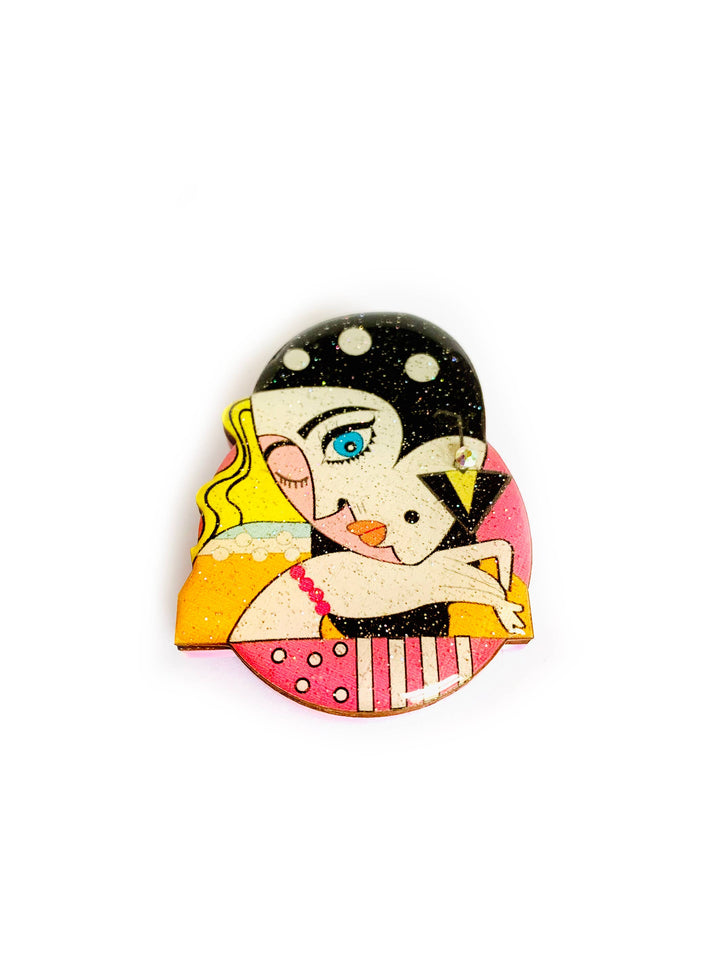 The Glamour Girl Brooch by Rosie Rose Parker