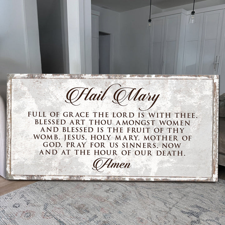 The Hail Mary Faith Sign II