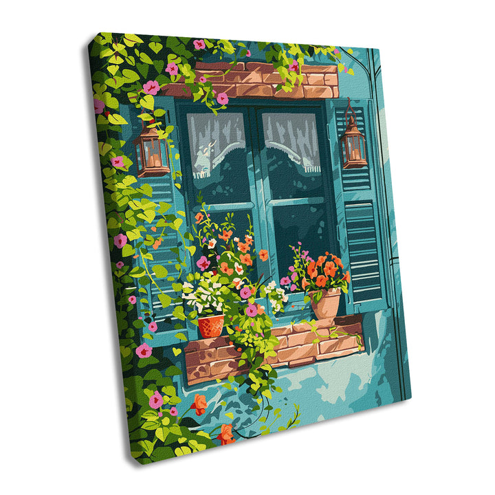 Painting by Numbers kit A house in the garden KHO6348
