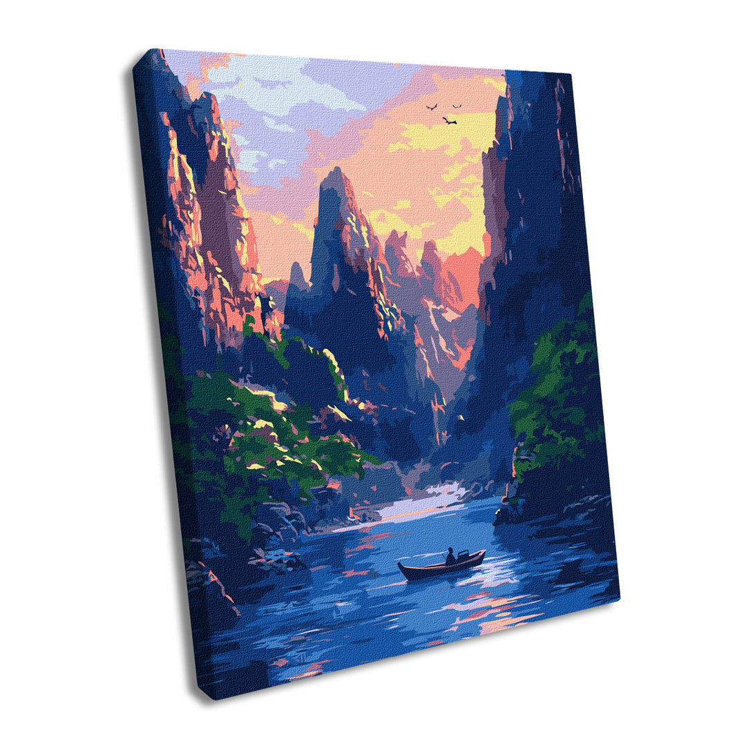 Painting by Numbers kit The majestic mountains KHO6365