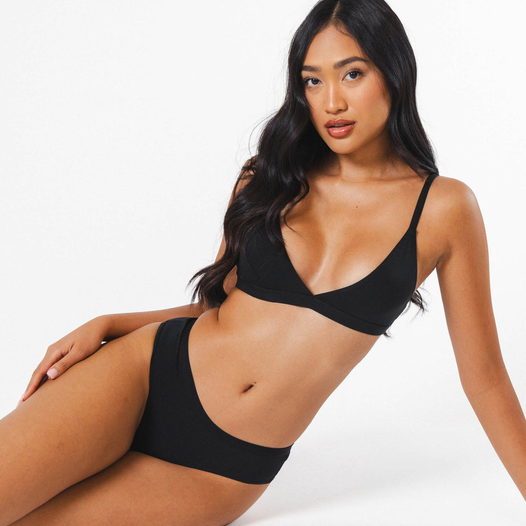 The Threat Level Midnight | Black Modal Cheeky Underwear