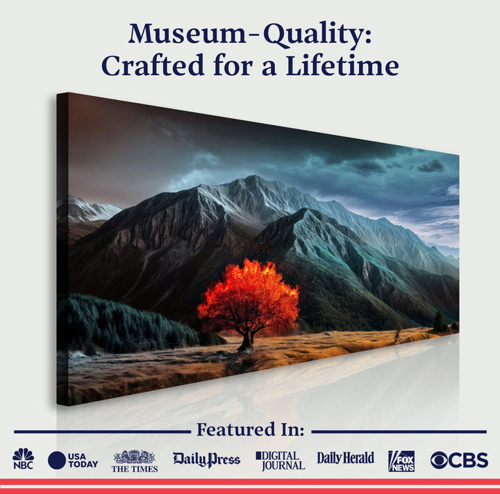 Burning Bush - Faith Wall Art IX