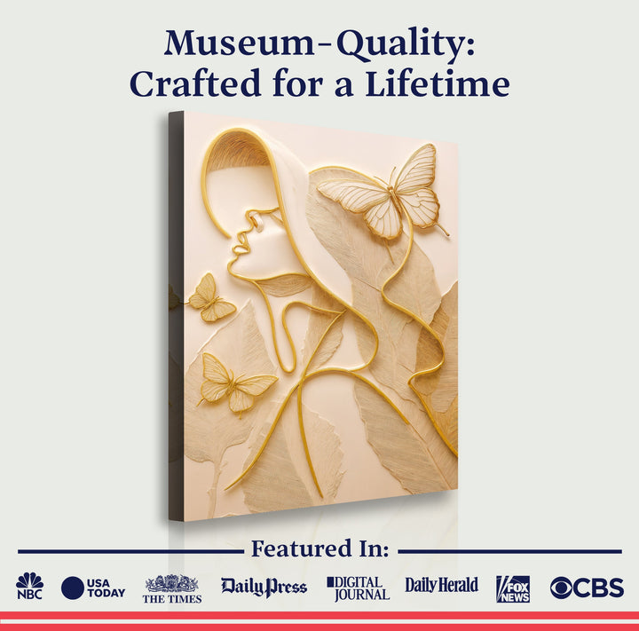 Minimalist Woman Line Wall Art