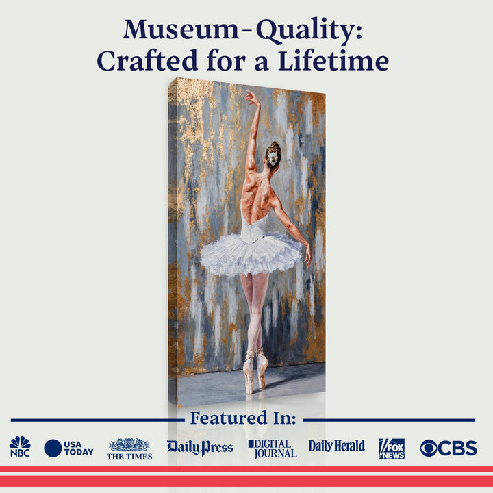Modern Ballet Elegance Wall Art