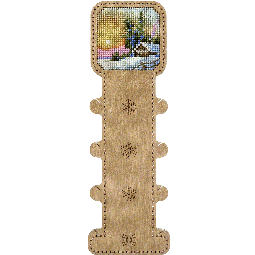 Blank for embroidery with thread on wood FLHW-011