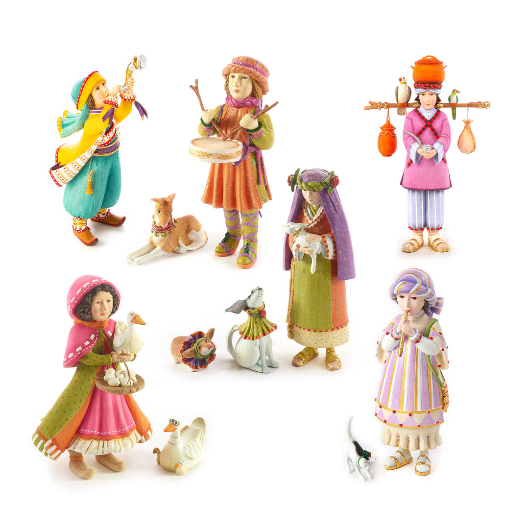 Nativity Manger Accessory Figures Set by Patience Brewster