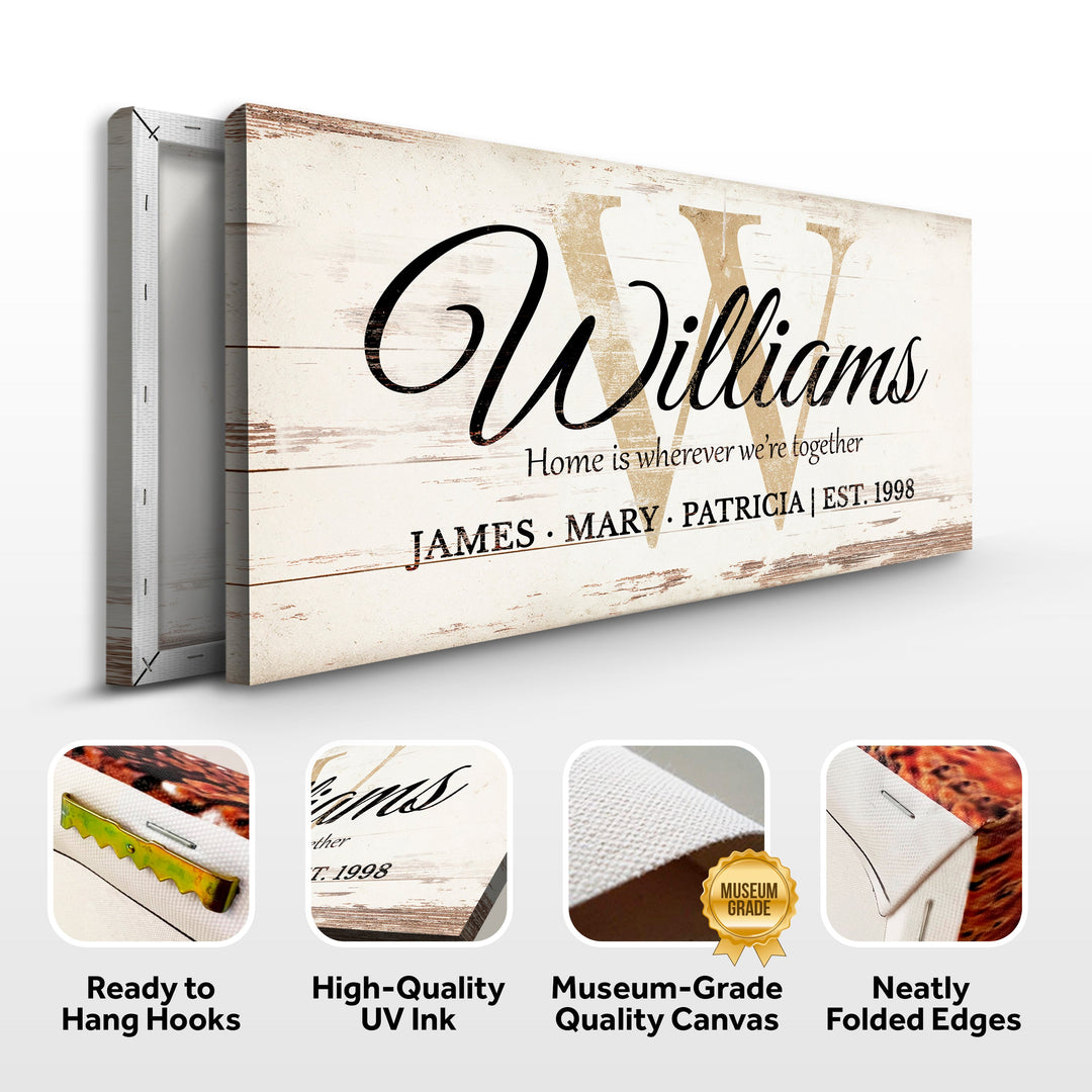 Personalized Family Sign XI